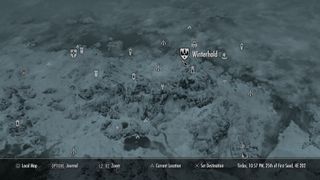 Skyrim map: Winterhold