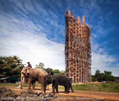 Elephant World Tower in Surin, Thailand