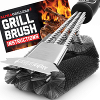 GrillArt Grill Brush and Scraper, Amazon