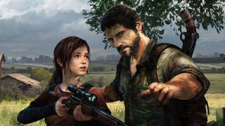 Joel and Ellie hunting in The Last of Us