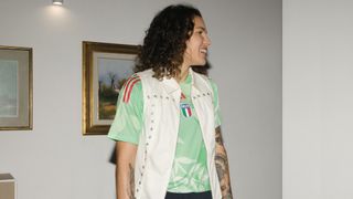 Adidas Italy Euro 2025 away kit women's team