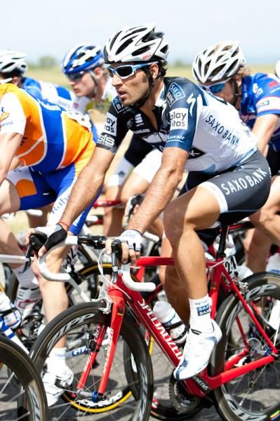 Juan Jose Haedo (Saxo Bank) was a contender for the win today.