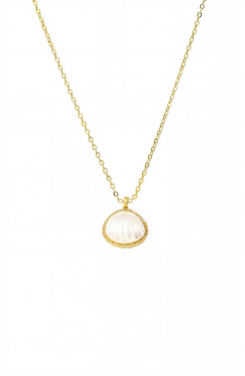 Mother of Pearl Sea Shell Pendant Necklace