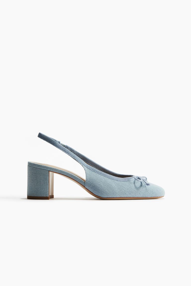 Slingback Court Shoes