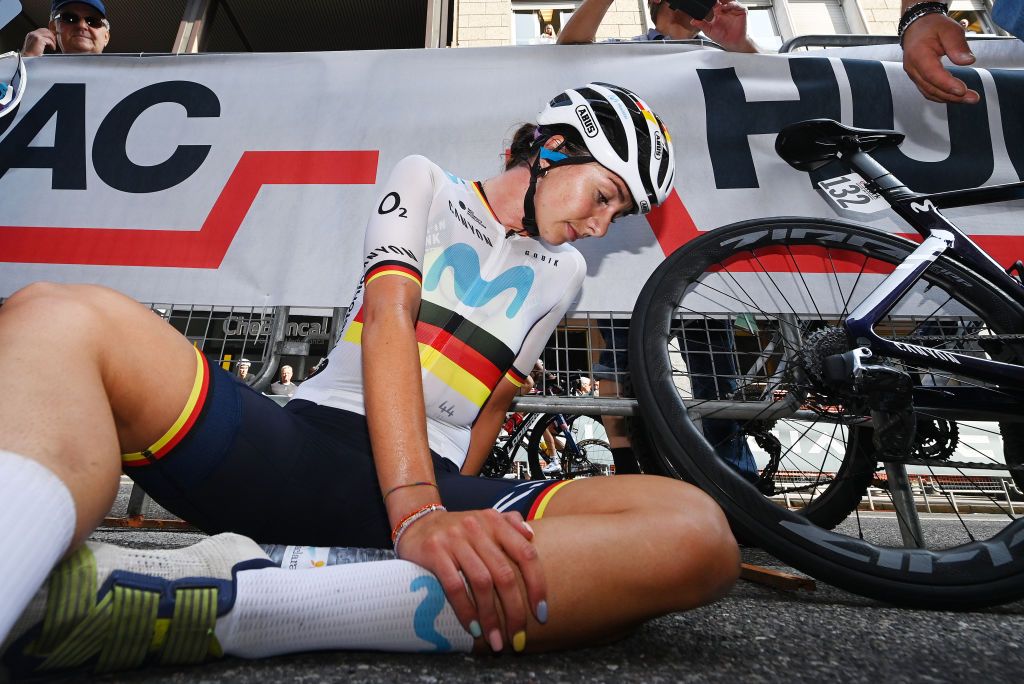 Liane Lippert (Movistar) went deep to win the Tre Valli Varesine