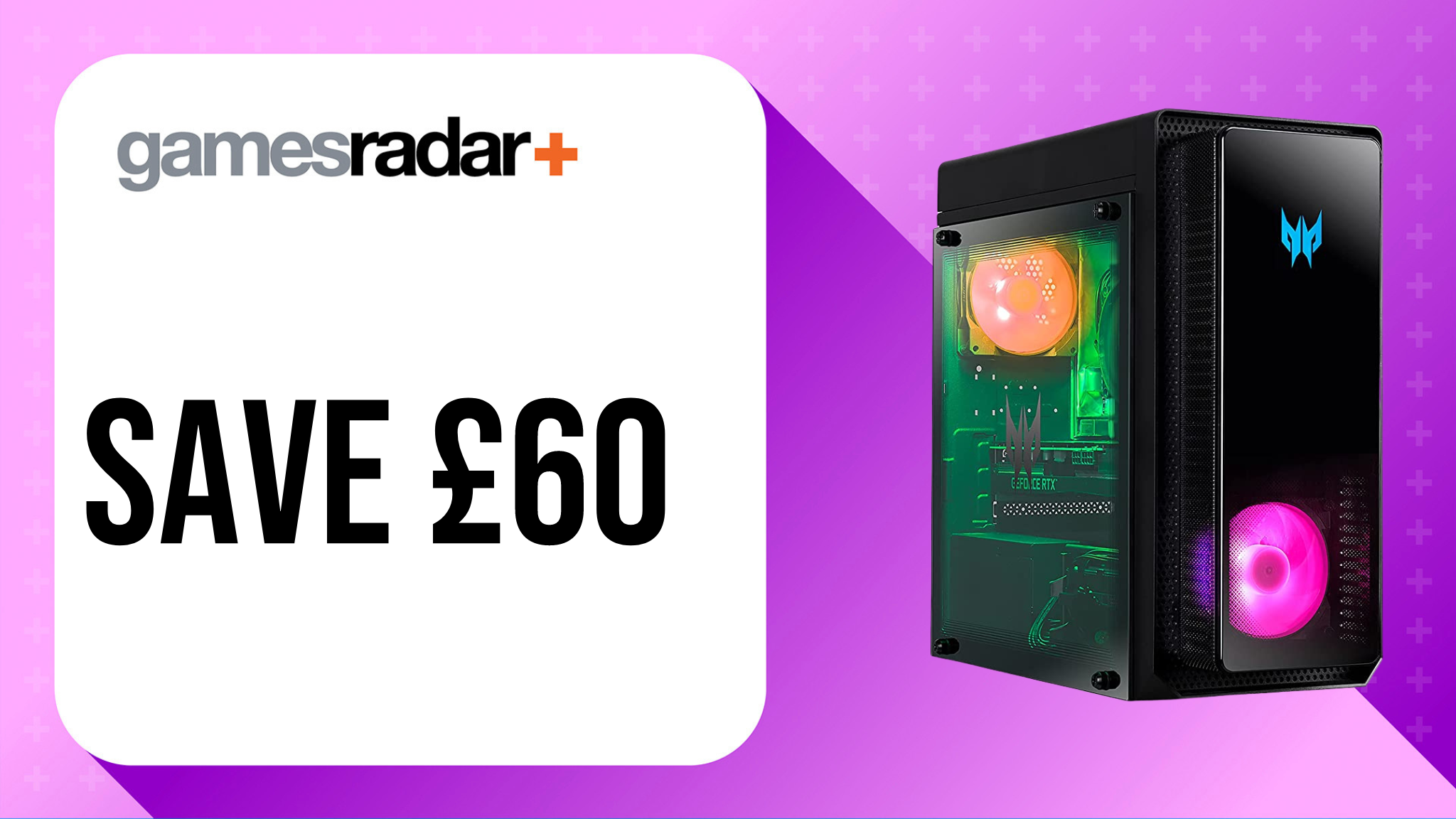 Acer Predator Orion 3000 deal image with £60 saving