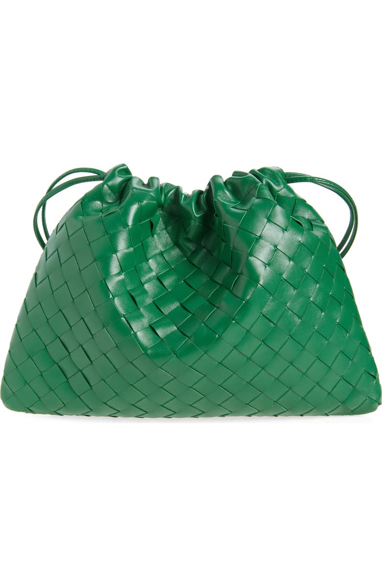 Medium Dustbag Intrecciato Leather Shoulder Bag