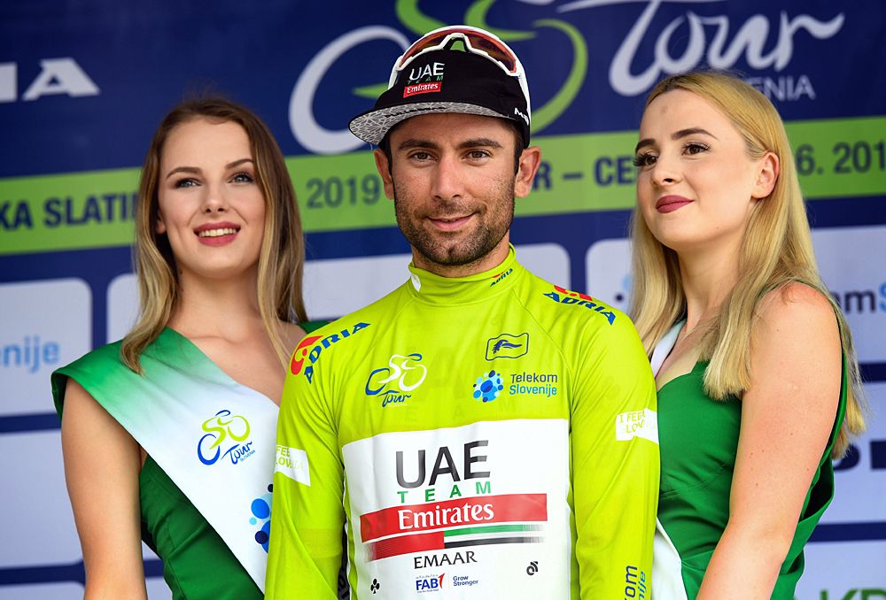 Diego Ulissi (UAE Team Emirates) leads the Tour of Slovenia