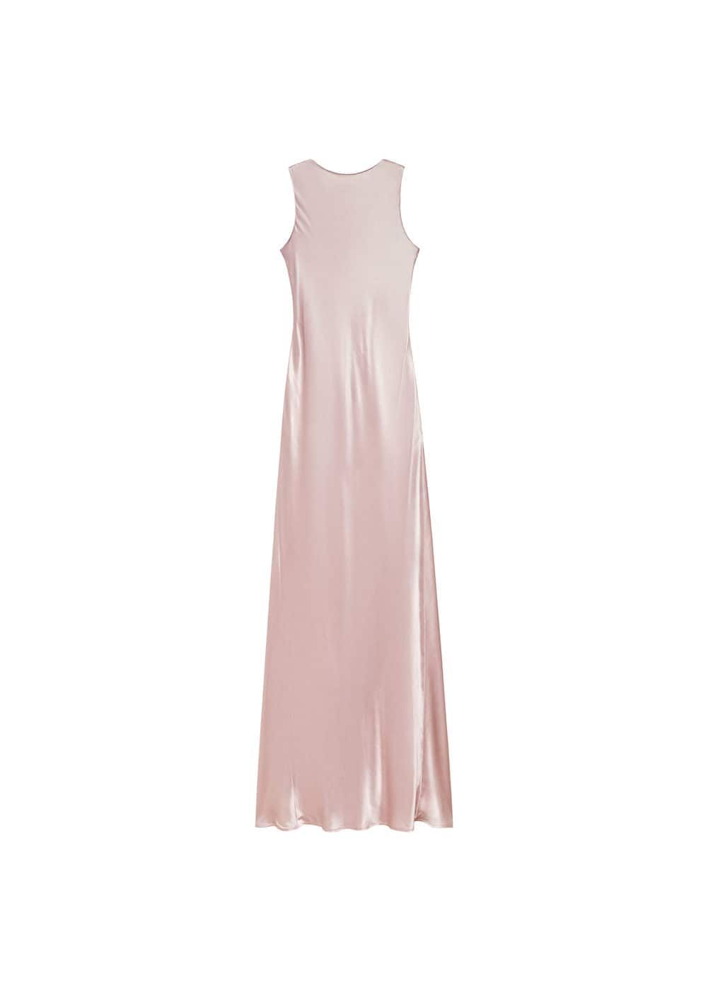 Open-Back Satin-Effect Dress - Women