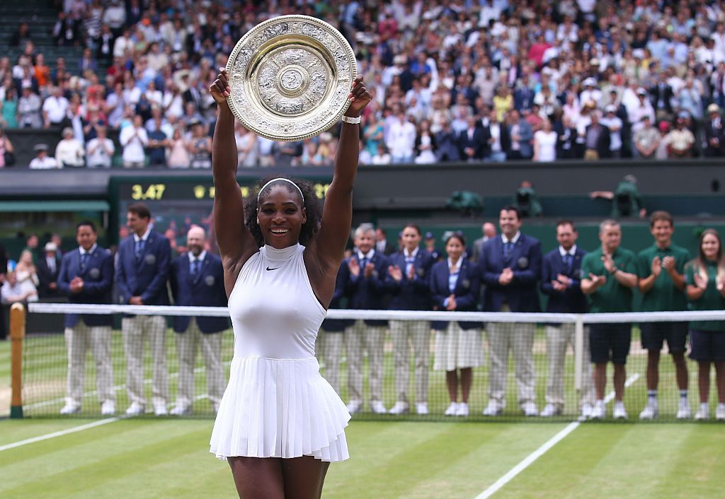 Serena Williams wins at Wimbledon