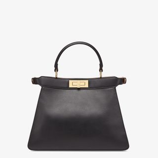 Peekaboo Iseeu Mediumblack, Calf Leather Bag