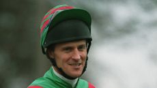 A close-up of jockey Graham Bradley