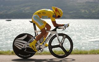 Alberto Contador, Tour de France 2009, stage 18 TT