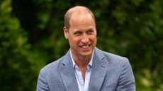 Prince William, Duke of Cambridge hosts an outdoor screening of the Heads Up FA Cup final on the Sandringham Estate on August 1, 2020 in King's Lynn, England