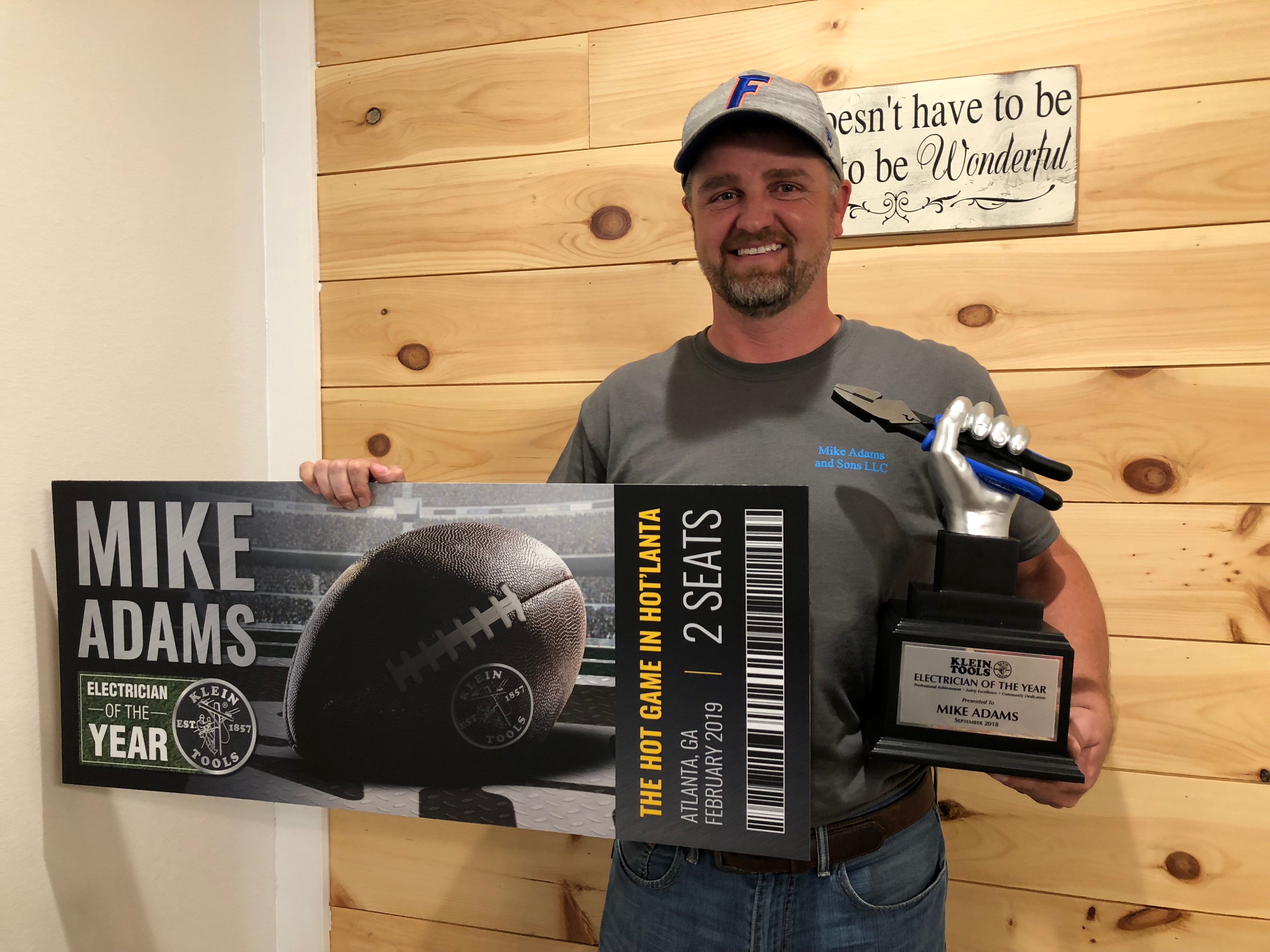 Klein Tools Names 2018 Electrician of the Year