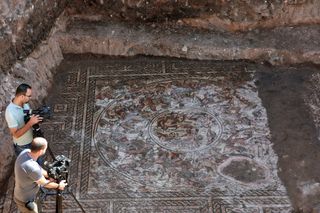 "[The mosaic] is not the oldest of its kind, but it's the most complete and the rarest," according to Syria's General Directorate of Museums.