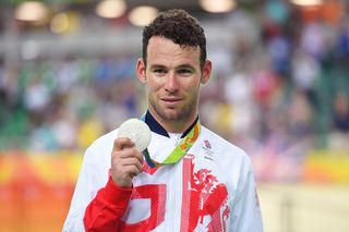 Silver medallist Mark Cavendish (Great Britain)