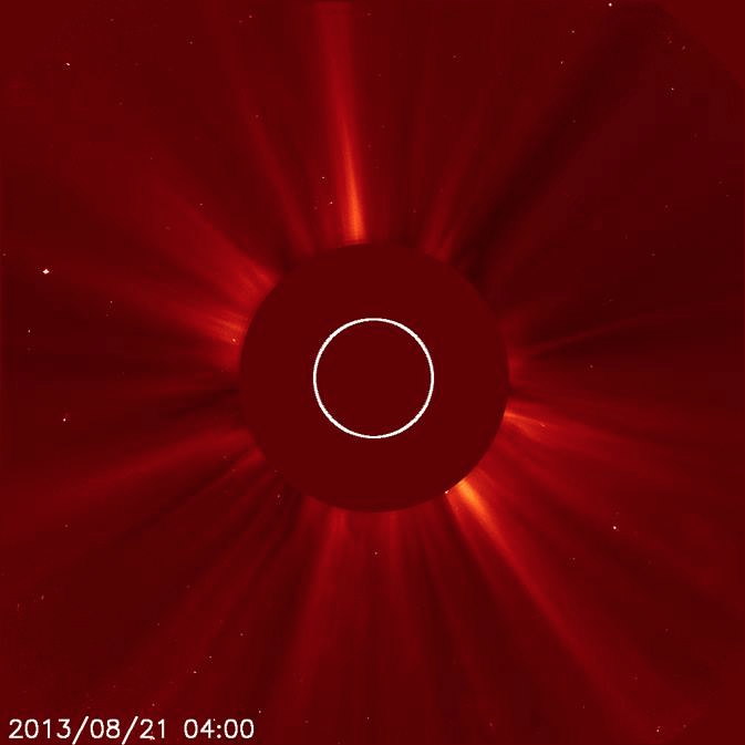 Earth-Directed CME of August 21, 2013