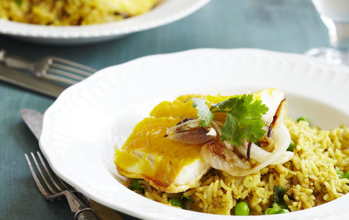 Haddock and rice | British Recipes | GoodtoKnow