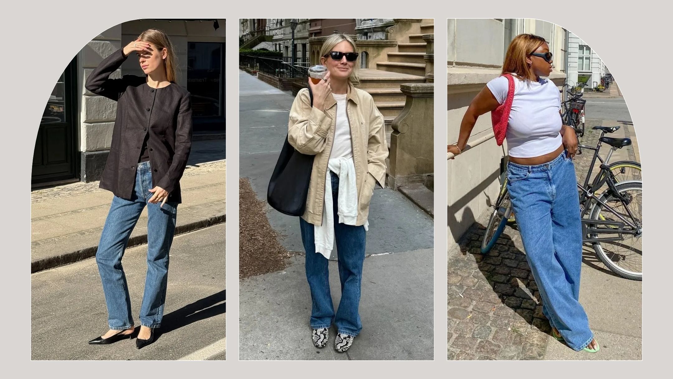Spring shoe trends with jeans hero