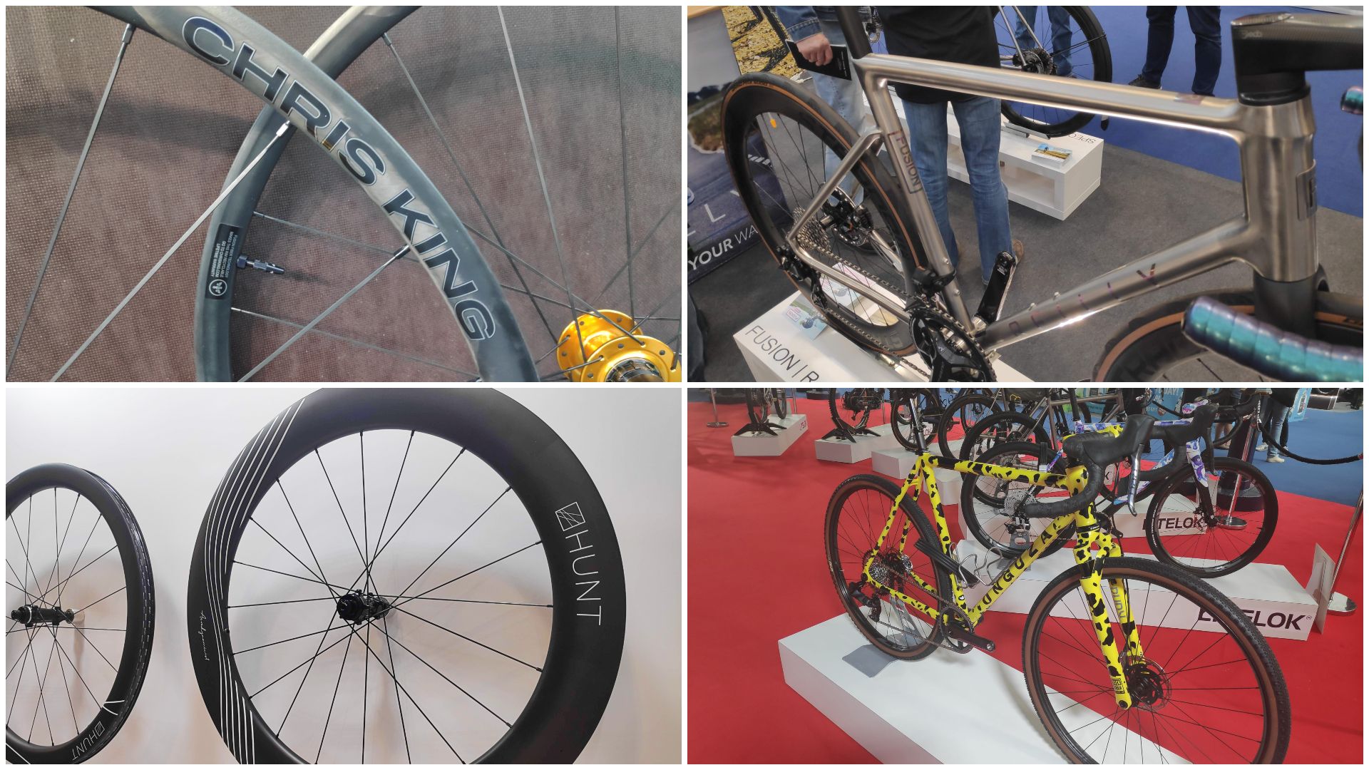 Chris King's first carbon wheels plus Reilly's hydroformed Fusion