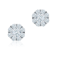 Birks Snowflake Diamond Cluster Stud Earrings | was £3,500 | now £2,500 at Goldsmiths (save £1,000)