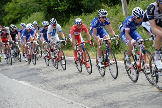FDJ controlled the pace for Bouhanni