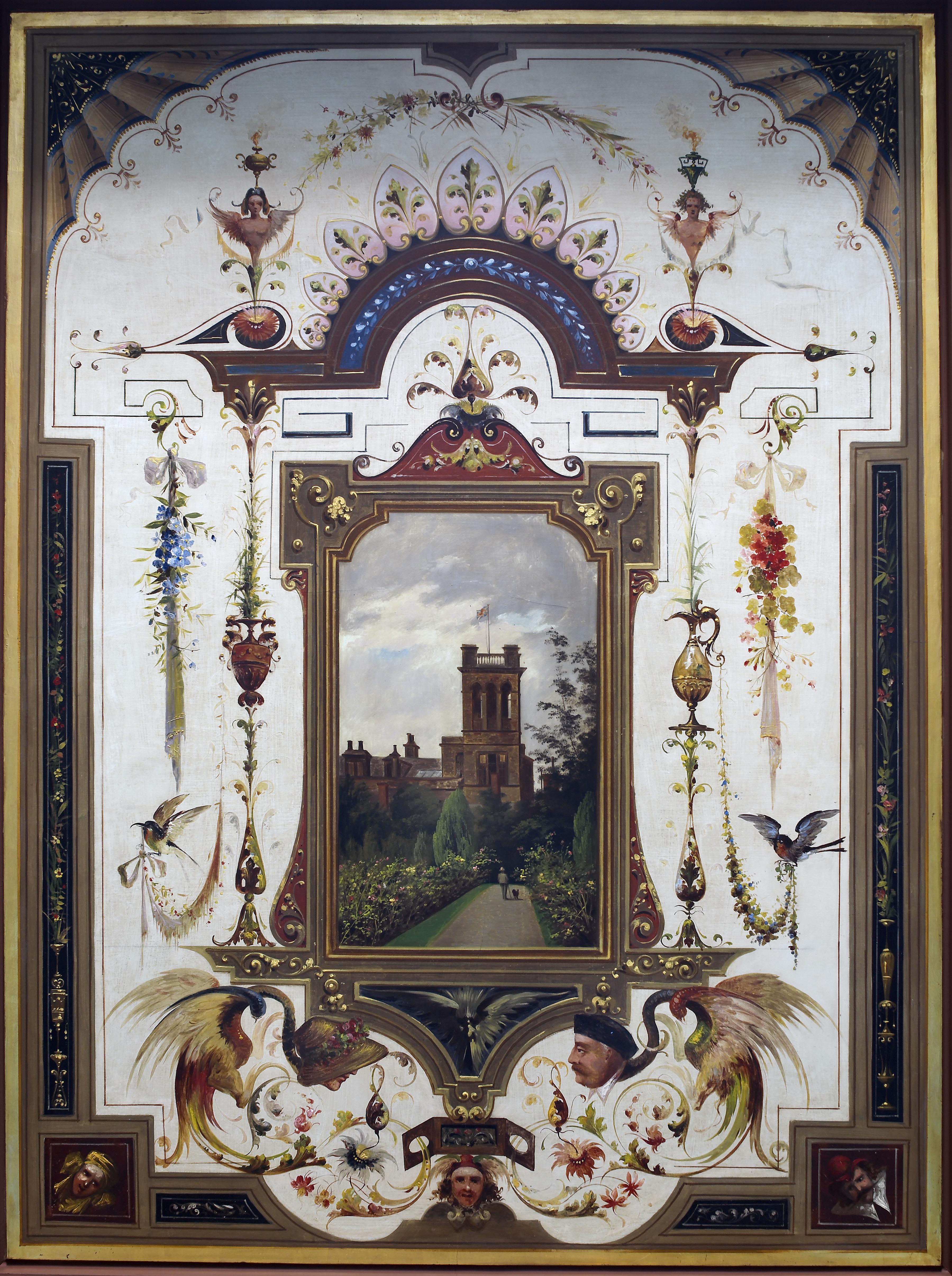 Painted ceiling at Locko Park