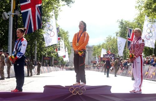 Marianne Vos (Netherlands) topped the podium