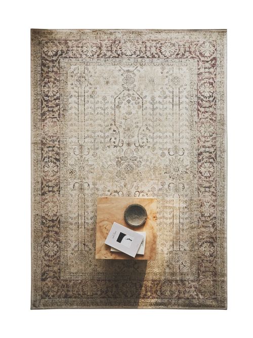 Rectangular Vintage-Effect Rug