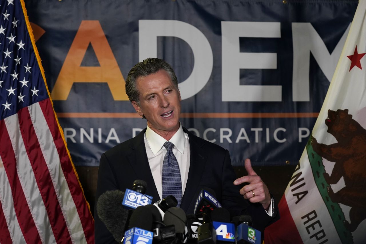 Gavin Newsom.