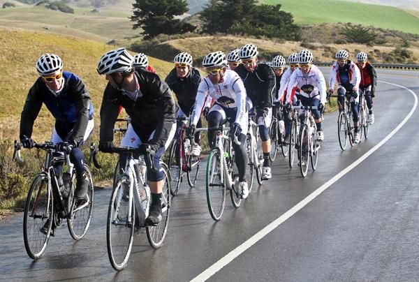 On a training ride