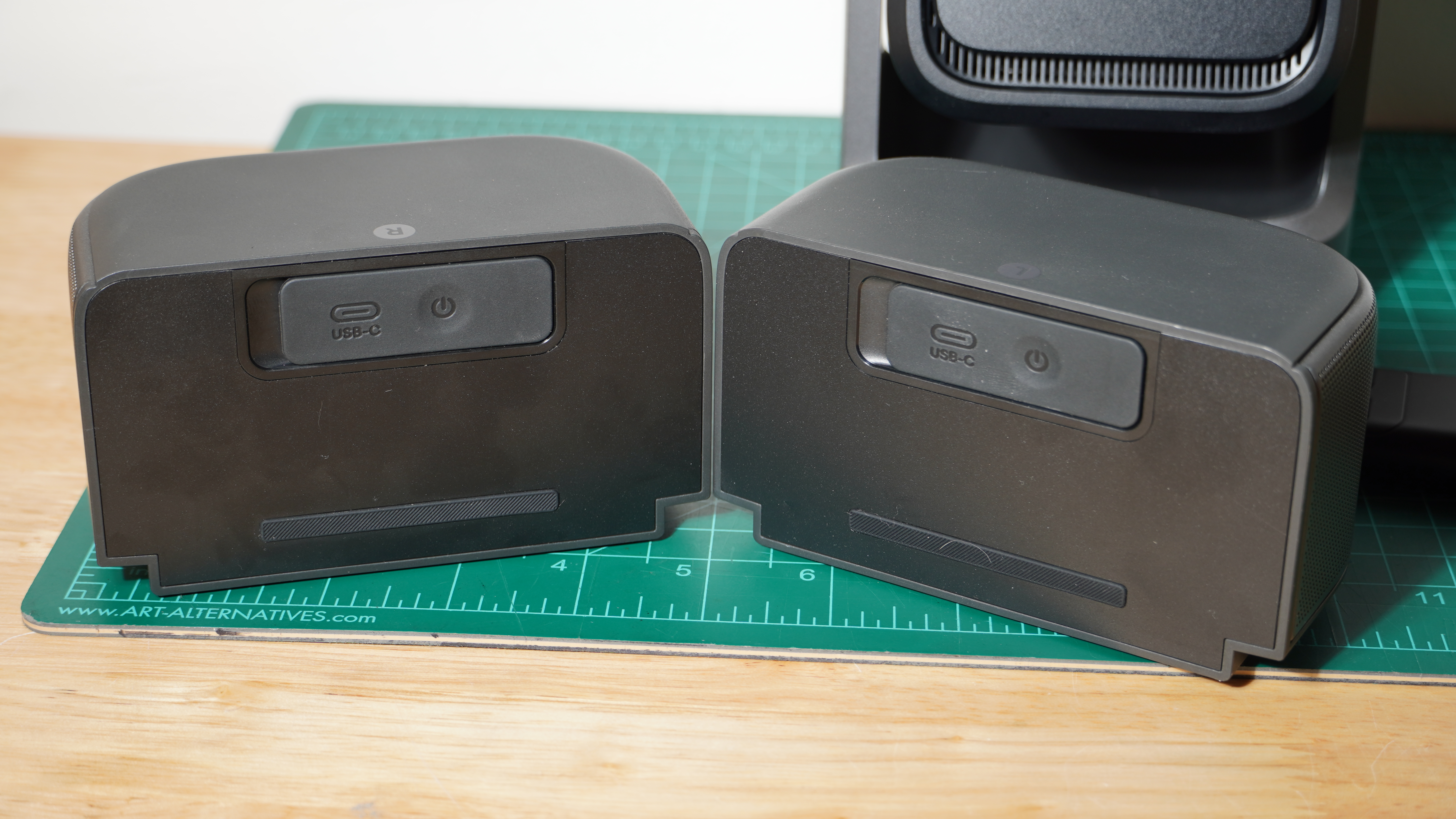 The Soundcore Nebula P1 projector's wireless speakers
