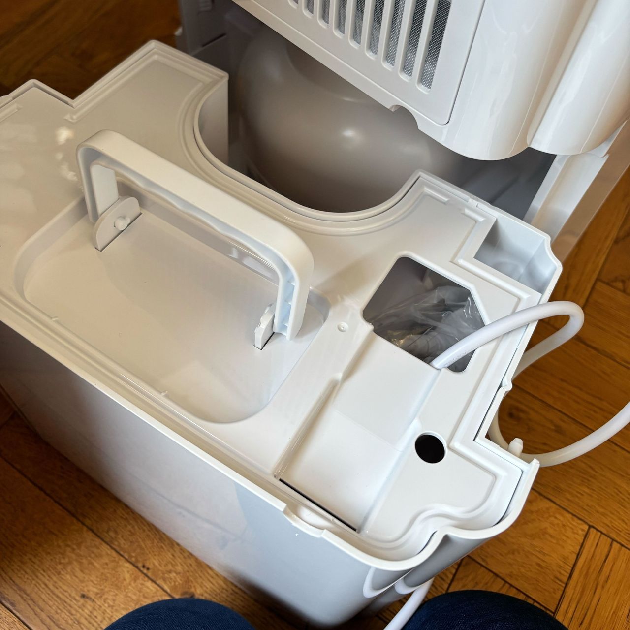 smartair dry zone dehumidifier water tank removed