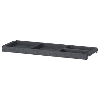 IKEA IVAR grey felt shelf insert