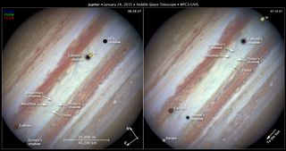 Jupiter's Moons Amalthea and Thebe
