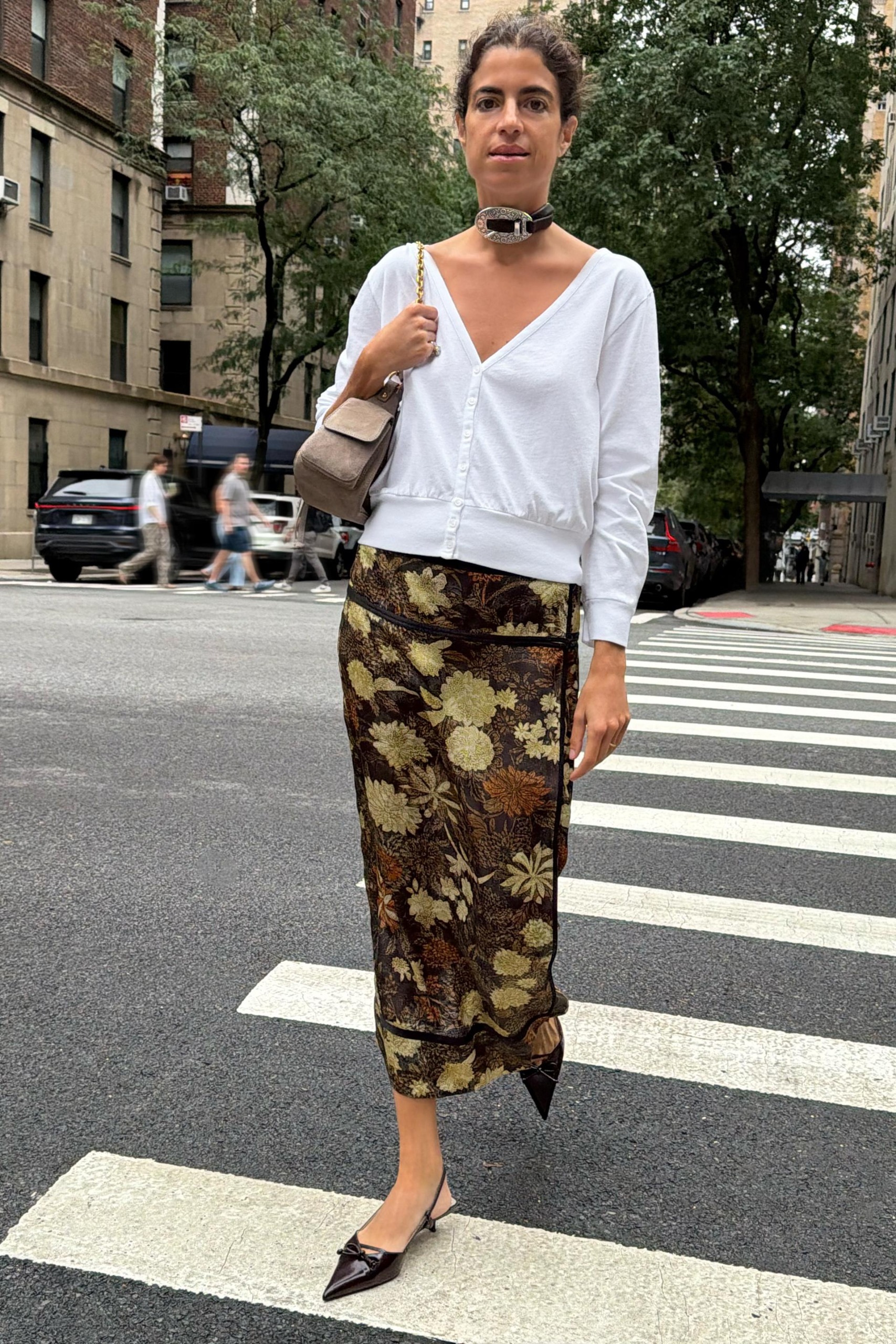 Zw Collection Floral Wrap Skirt - Multicolored - Xs