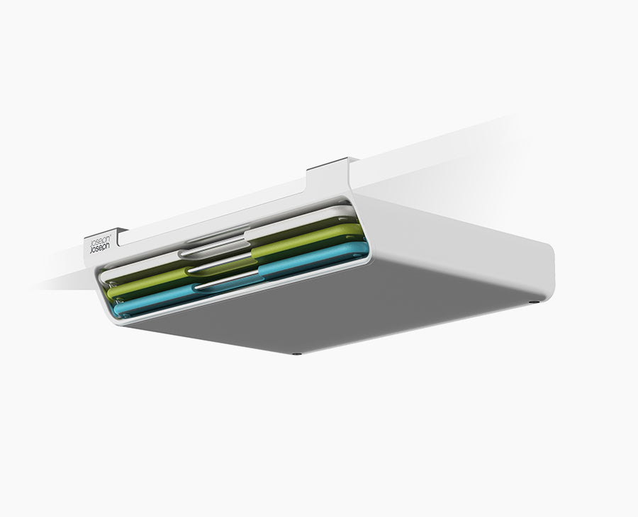 Folio&amp;trade; Slim 3-Piece Under-Shelf Multicolour Chopping Board Set