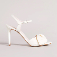 Heevia Moire Satin Bow Heeled Sandals - £94 at Ted Baker