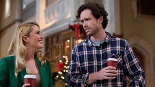 Natalie Hall, Alec Santos in Unwrapping Christmas: Tina&#039;s Miracle