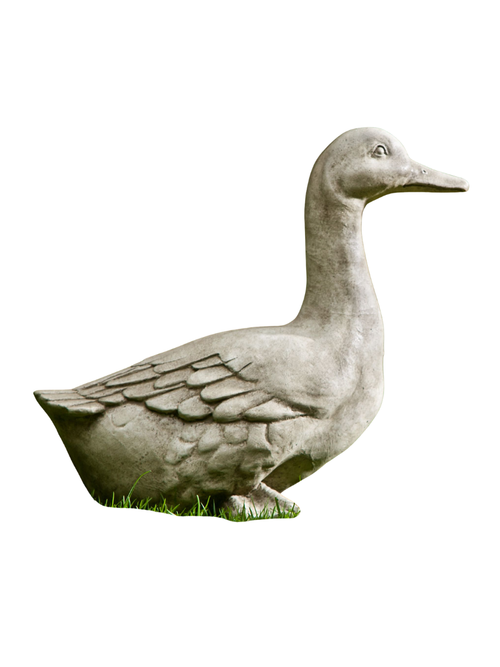 Cast Stone Concrete Duck Garden Object