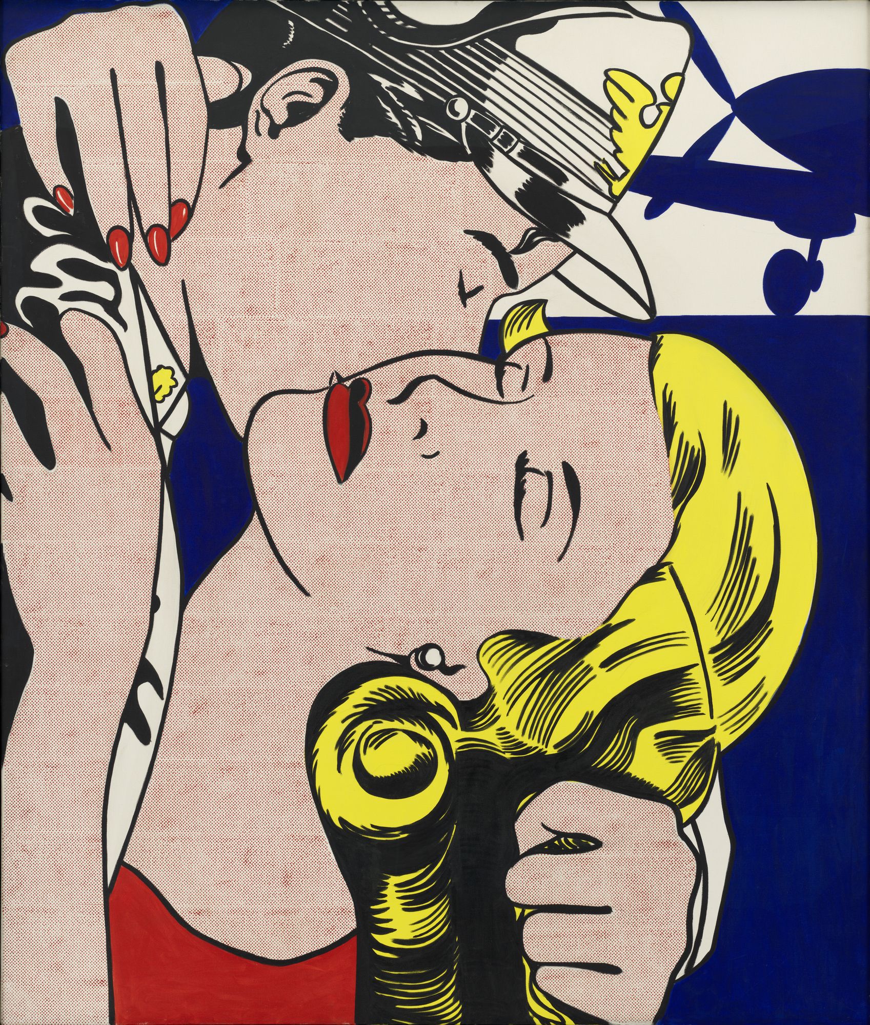 Roy Lichtenstein's brightly coloured works