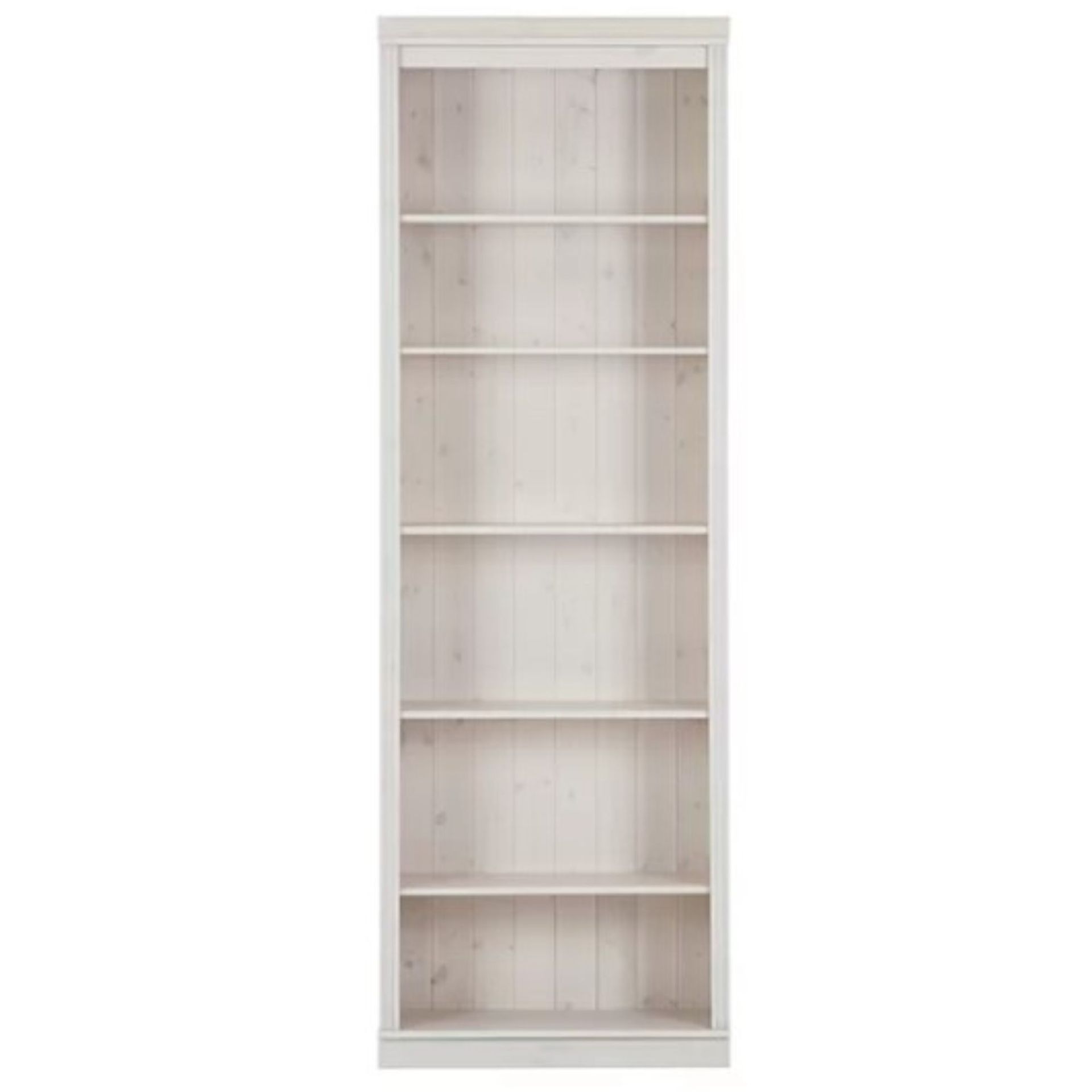 Rak buku putih tinggi