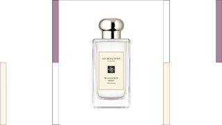Jo Malone London Blackberry & Bay Cologne with colored columns either side