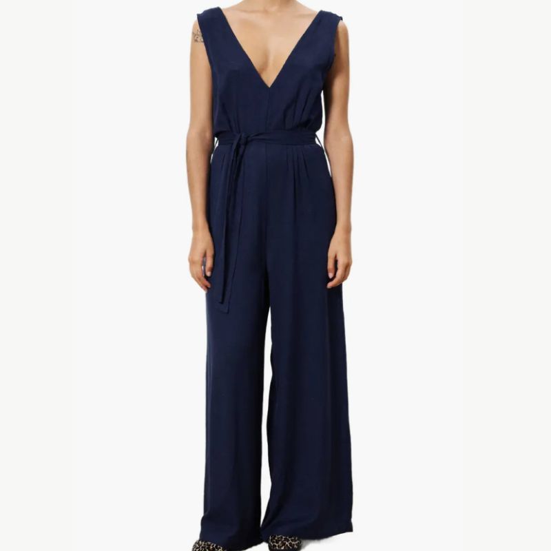 navy jumpsuit