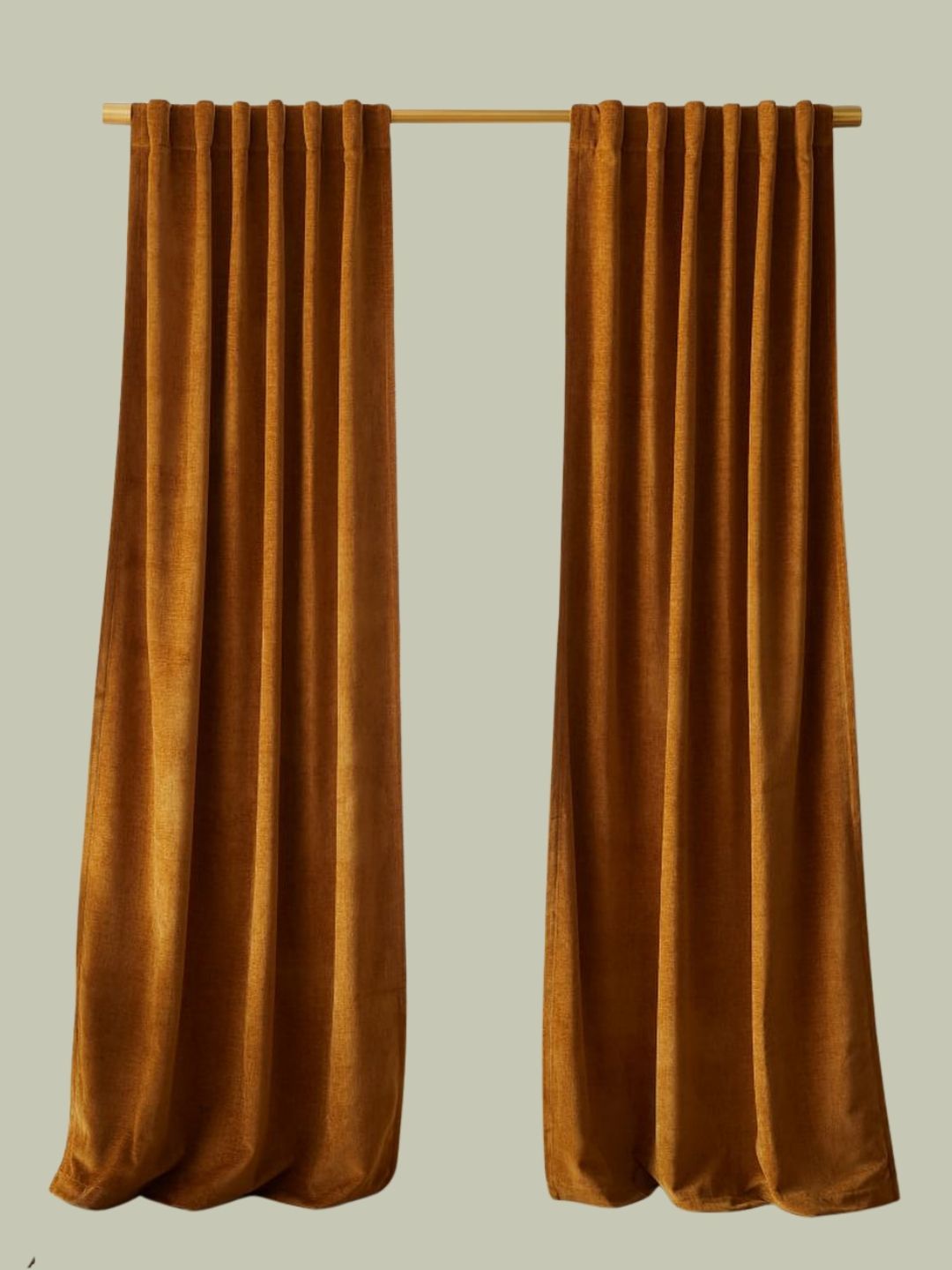 West Elm UK, Worn Velvet Curtain
