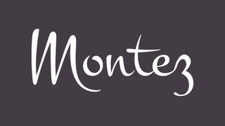 Calligraphy fonts: Montez