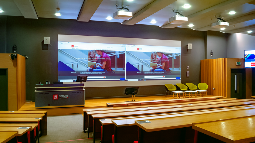 The Sheikh Zayed Theatre at the London School of Economics and Political Science.