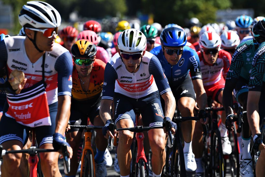 SAINTMARTINDERE FRANCE SEPTEMBER 08 Bauke Mollema of The Netherlands and Team Trek Segafredo during the 107th Tour de France 2020 Stage 10 a 1685km stage from ile dOleron Le Chateau dOleron to ile de Re Saint Martin de Re TDF2020 LeTour on September 08 2020 in Saint Martin de Re France Photo by Tim de WaeleGetty Images