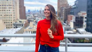 everlane cropped cashmere sweater